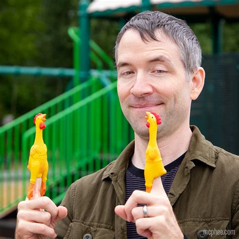 Rubber Chicken Finger Puppet Archie Mcphee