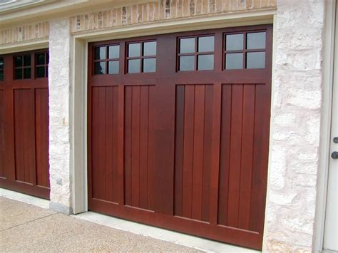 Cowart Door Custom Wood Garage Doors Traditional Garage Austin