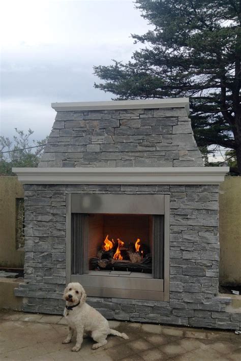 Stage 1 Of Our Outdoor Entertaining Area The Outdoor Fireplace Grey