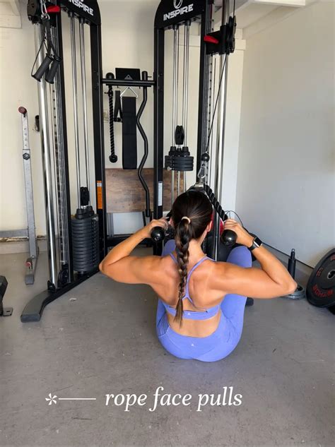back & biceps workout ☁️💜 | Galeri diposting oleh jesslaconde | Lemon8