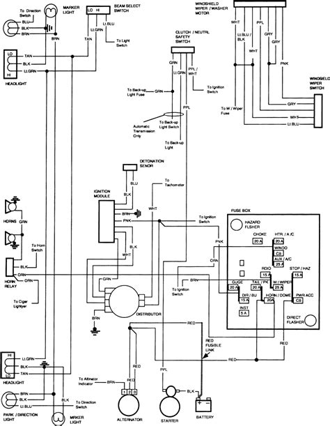 1986 mustang engine bay fuse diagram. 1982 Chevy K10 Fuse Box Diagram - Wiring Diagram Schemas