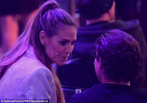 heidi klum 43 smooches beau vito schnabel 30 daily mail online