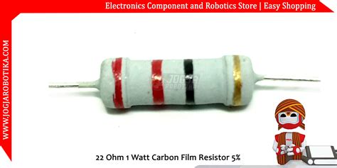 Jual 22 Ohm 1 Watt Carbon Film Resistor