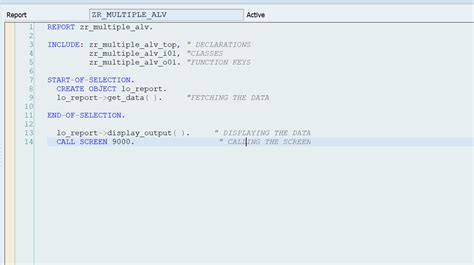 Displaying Standard Multiple ALVs In A SAP ABAP Report SAP Blogs