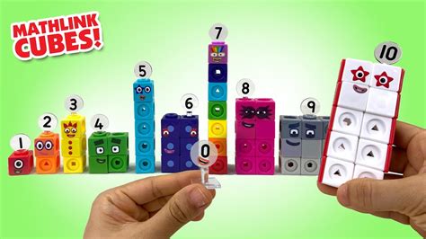 Lets Build Numberblocks Mathlink Cubes Zero To Ten By Learning