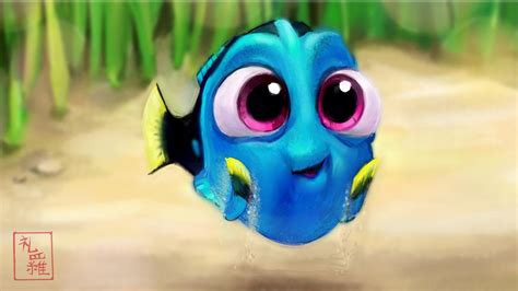 Squishy By Layla ©2016 Dory Drawing Baby Dory Cute Disney Characters