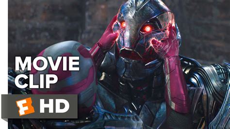 Avengers Age Of Ultron Movie Clip Ultron Vs Vision 2015 James