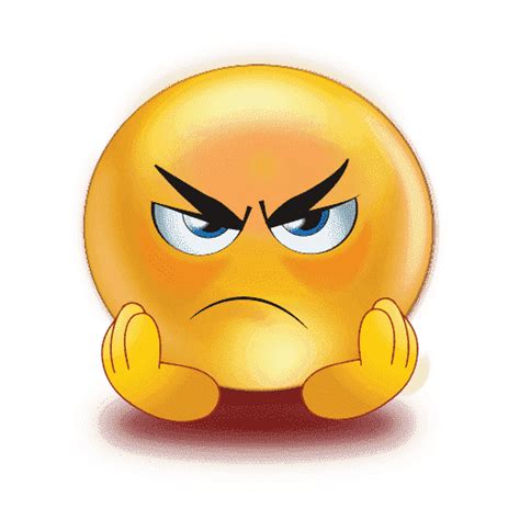 Angry Emoji GIF Transparent