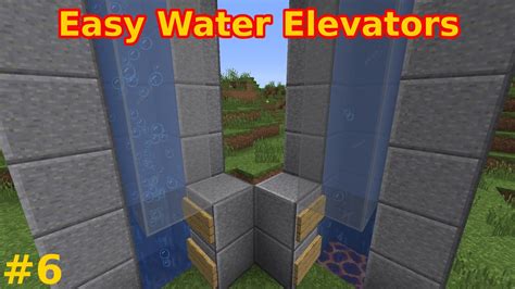 So now, don't rush looking for ways how to make a water elevator in minecraft with soul and sand. Easy Bubble Column Water Elevator - Minecraft Tips&Tricks ...