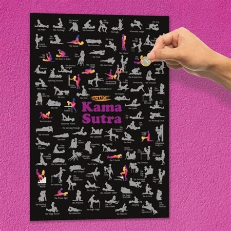 Scratch Poster Kama Sutra 100 Positions To Try Real Groovy
