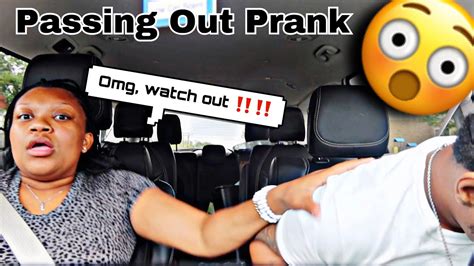 “passing Out While Driving Prank On My Girlfriend” Almost Got Pulled Over 👮‍♂️😱 Youtube