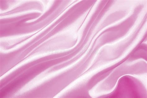Smooth Elegant Pink Silk Or Satin Texture As Background Stock Image