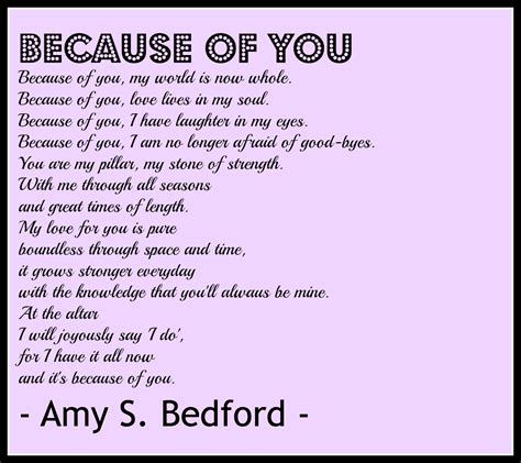 Poem Because Of You Video Search Engine At