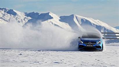Amg Snow Mercedes Action Cla Cars Electric