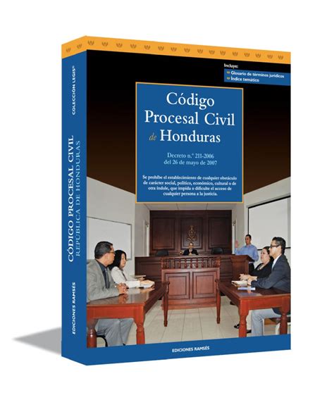 Código Procesal Civil De Honduras Ediciones Ramsés Mi Universo