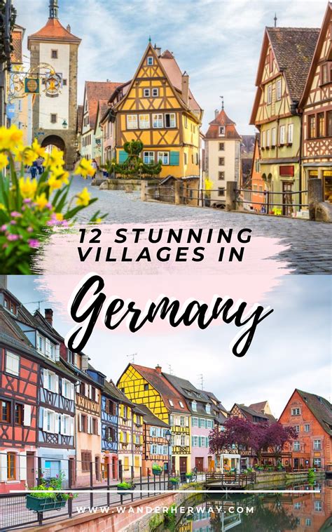 The Little Towns And Villages In Germany Look Like They Are Straight