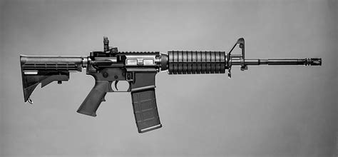 Colt Ar15 Rifle Stock Photo Download Image Now Ar 15 Rifle Black