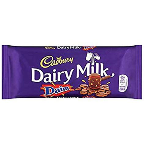 Cadbury Dairy Milk Daim Chocolate G Newly Cooked With Daim S