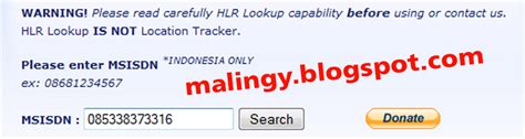 Hlr lookup is a service, which allows you to find out if the number is active and if it is in roaming; Cara Mudah Melacak Nomor HP Secara Online | Malingy Blog