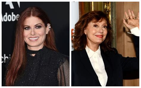 Debra Messing Vs Susan Sarandon A Comment About Trump Turned Into A