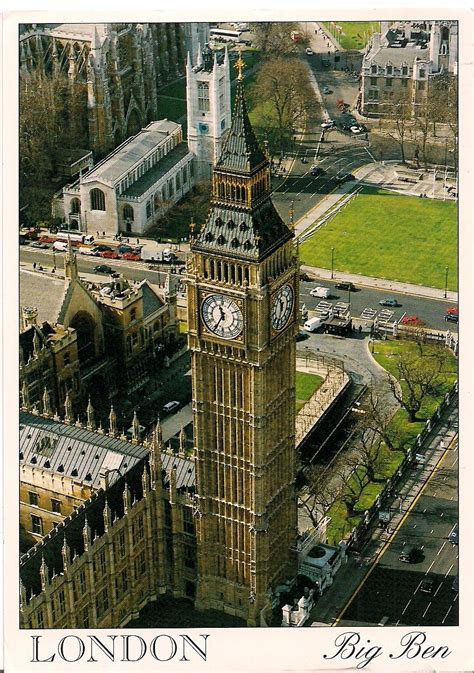 Postcards2lufra Aerial View Of Big Ben