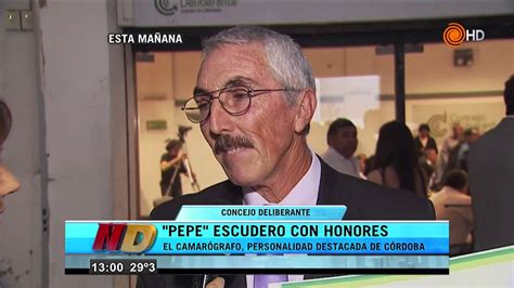 Noticiero Doce Pepe Escudero Con Honores Youtube
