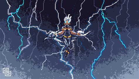 Artstation Storm X Men Pixel Art