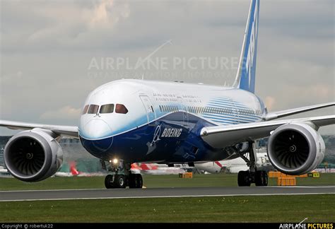 N787bx Boeing Company Boeing 787 8 Dreamliner At Manchester Photo