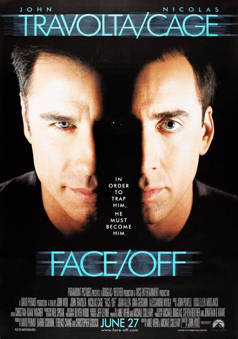 Faceoff Movie Poster Classic 90s Vintage Poster Print