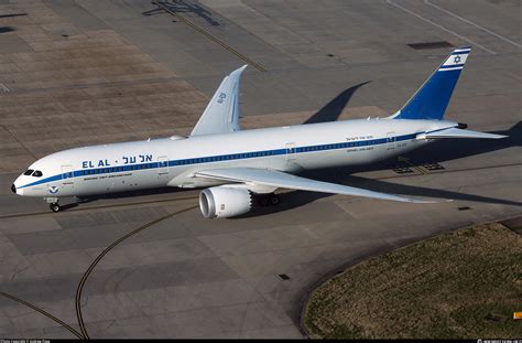 4X EDF El Al Israel Airlines Boeing 787 9 Dreamliner Photo By Andrew