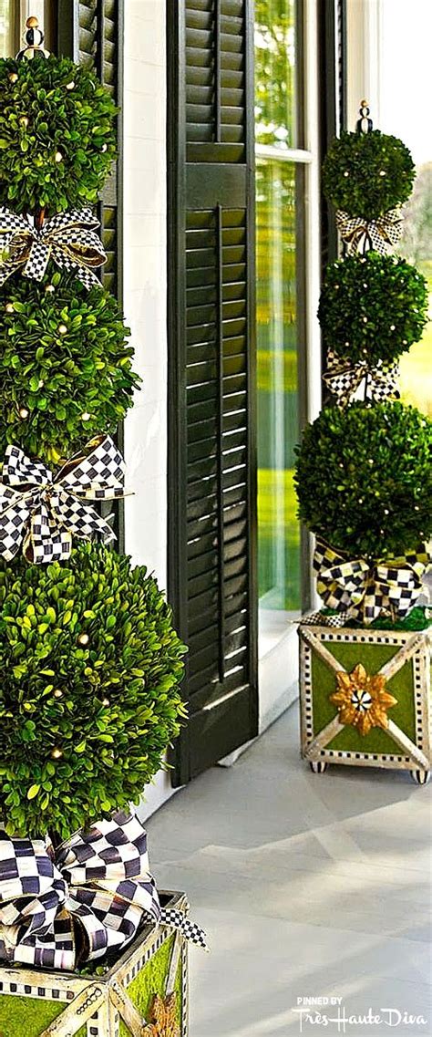Is your porch actually quite spacious and you're looking for something that will help you dedicate quite a decent 4. MacKenzie-Childs ♔ Très Haute Design Diva #topiaries ...