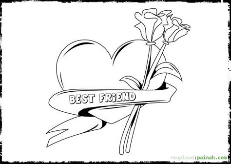 It is better to fail in originality, that to. Bff Coloring Pages at GetColorings.com | Free printable ...