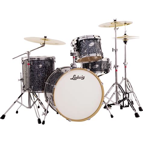Ludwig Fab 4 Accent Series 4 Piece Drum Set With Hardware Musicians