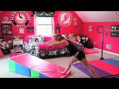 How to learn gymnastics at home | 6 beginner gymnastic moves! 42 Gymnastics room ideas | gymnastics room, gymnastics ...