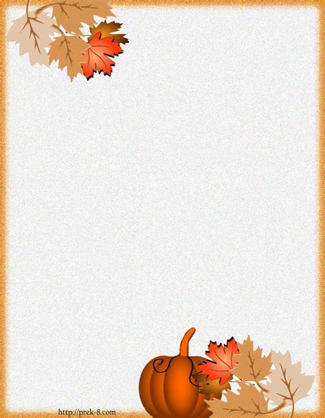 We've got graph paper, lined paper, financial paper, music paper, and more. Holiday Paper Borders Printables | ... fall harvest ...