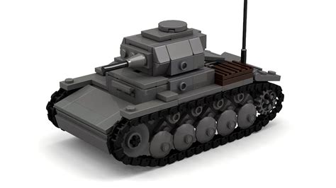 Lego Wwii German Panzer Ii Tank Instructions Youtube