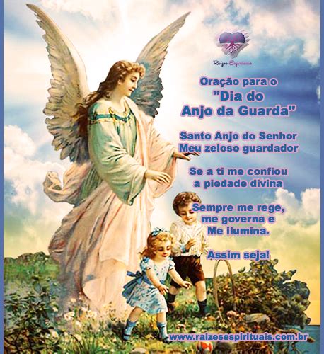 Oração Para O Dia Do Anjo Da Guarda Raizes Espirituais