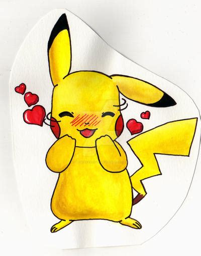 Pikachu Enamorado By Mishacalcifer On Deviantart