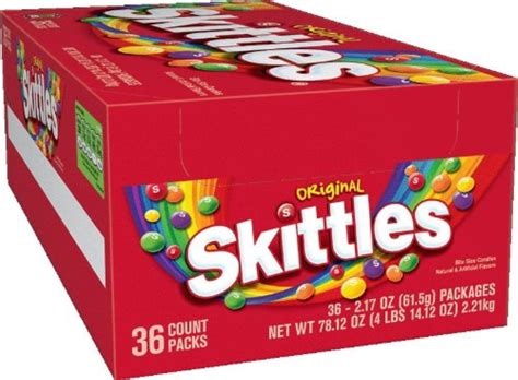Skittles Original Candies 36 Ea Pack Of 6