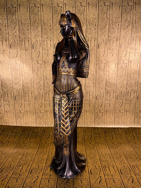 Vintage Bastet Statue Ancient Egyptian Cat Goddess Bast Etsy