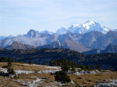 Photo Du Mont Blanc Vu à Distance French Moments Blog