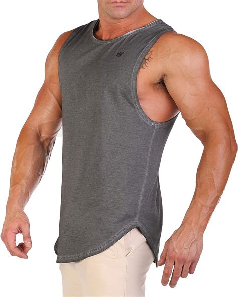 Jed North Muscle Cut Stringer Workout T Shirt Muscle Tee Bodybuilding