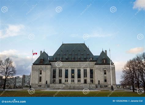 Main Building And Headquarters Of The Supreme Court Of Canada In