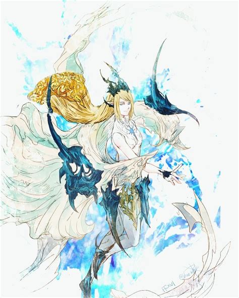 Jill Warrick And Shiva Final Fantasy And 1 More Drawn By Ruka