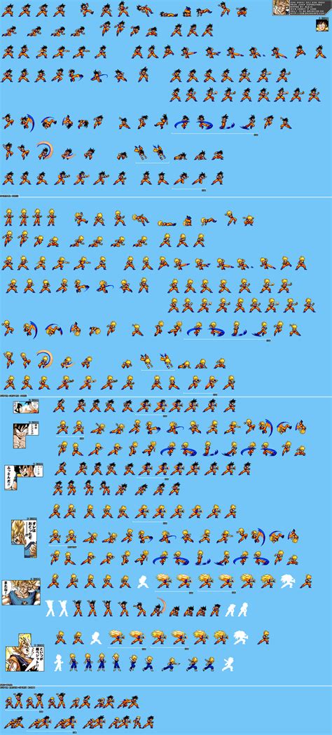 Dragon Ball Z Sprite Sheet Images And Photos Finder