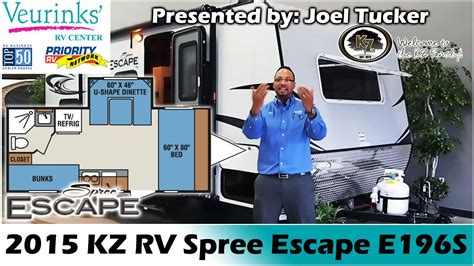 You can't enjoy your travel if you'll just stay there inside your trailer for the whole day. KZ RV Spree Escape E196S New Bunk House Travel Trailer ...