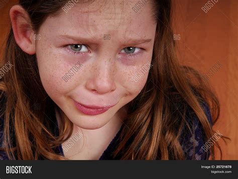 Teenage Girl Crying Face