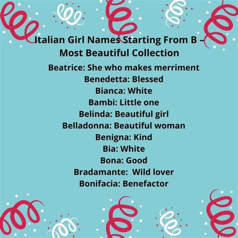 Best Italian Names For Girls From Common To Strange To Popular The My