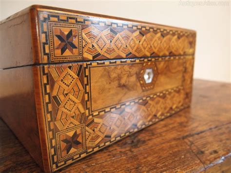 Antiques Atlas Tunbridge Ware Writing Box Slope Victorian C1860