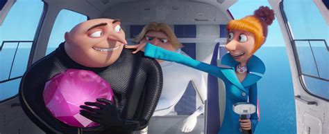 in despicable me 3 there is a scene depicting the character “lucy” in the sky with diamonds a